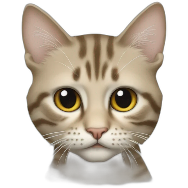 Kurt Cobain the cat emoji