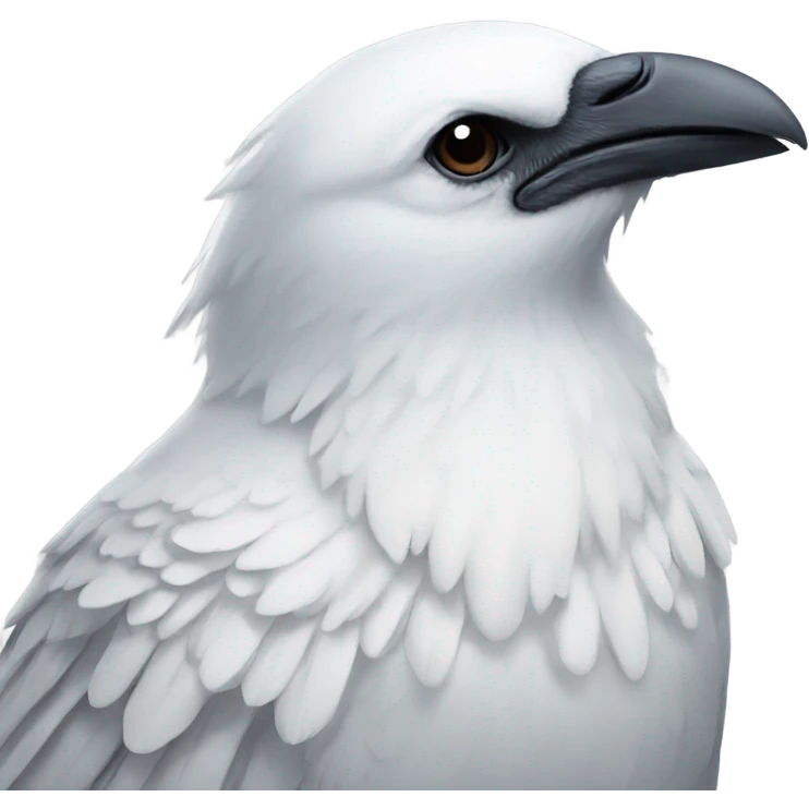 white crow emoji