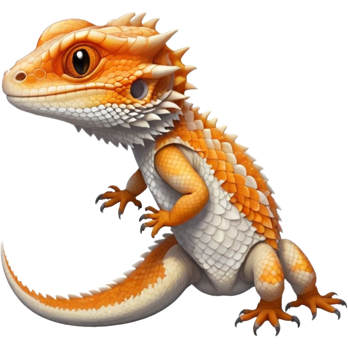 White bearded dragon emoji