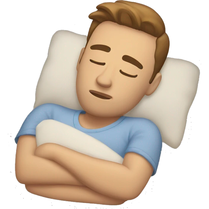 my boyfriend sleep emoji