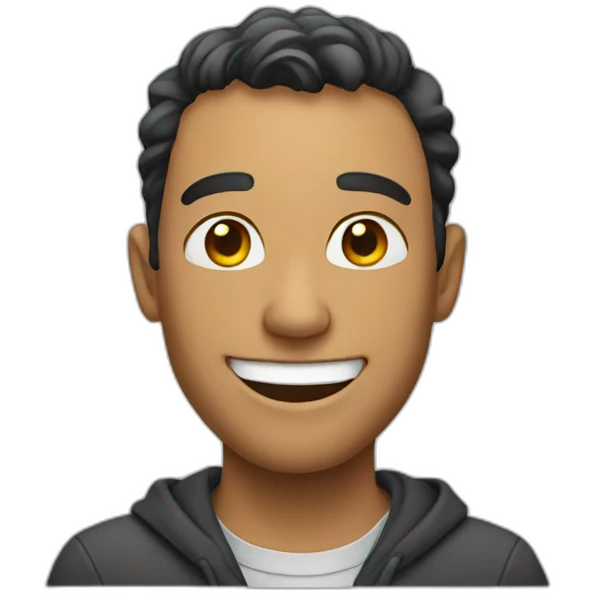 guy smiling emoji
