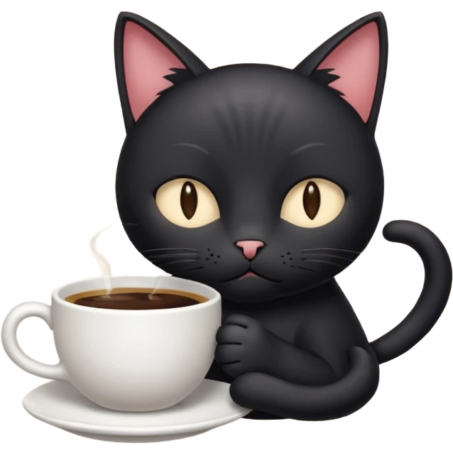 🐈‍⬛☕️🥱 emoji