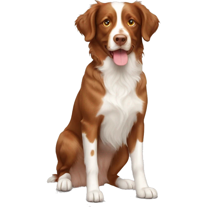 Light brown Brittany Spaniel/australian shepherd  emoji