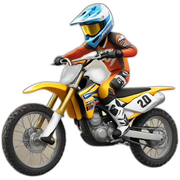 Motocross emoji