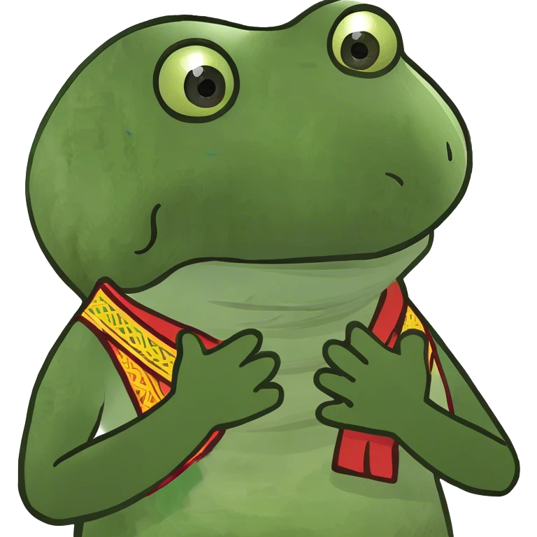 Thai Kids in act of greeting (thai style) emoji