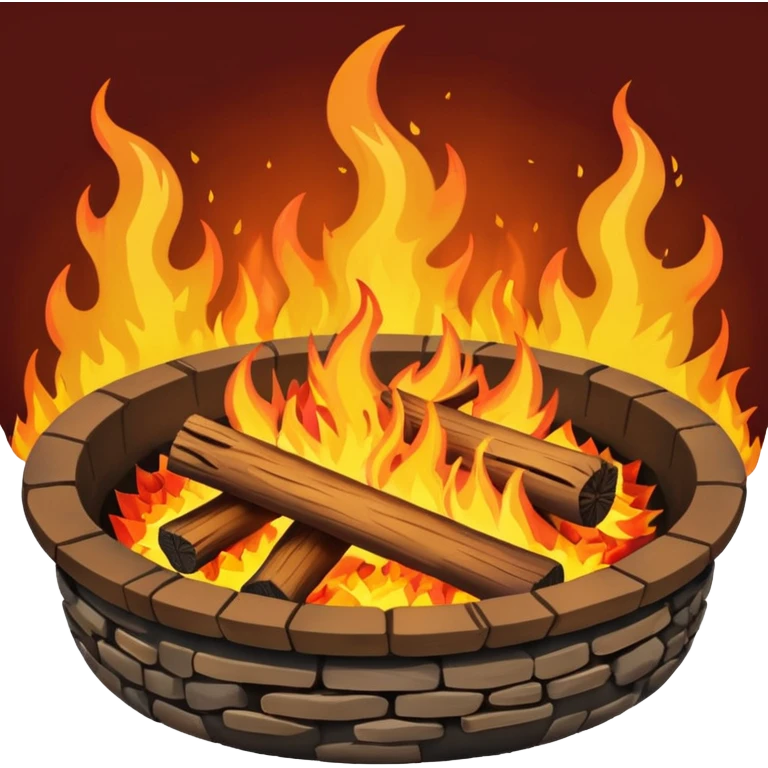 Fire Pit, different emoji