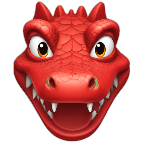 red crocodile emoji