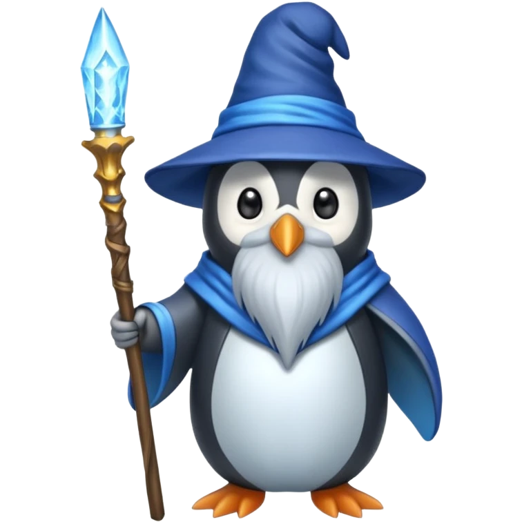 Penguin Wizard emoji