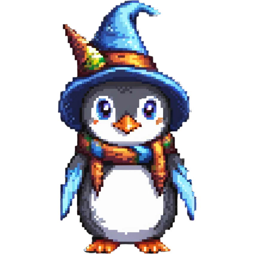 penguin wizard emoji