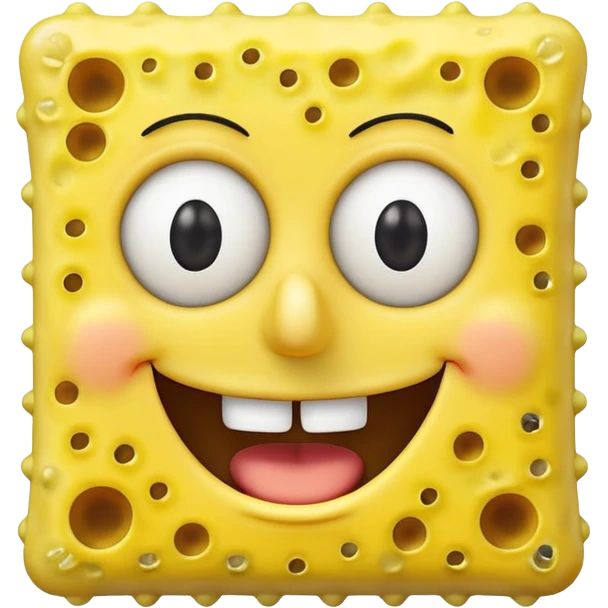 spongebob smiling with teeth emoji