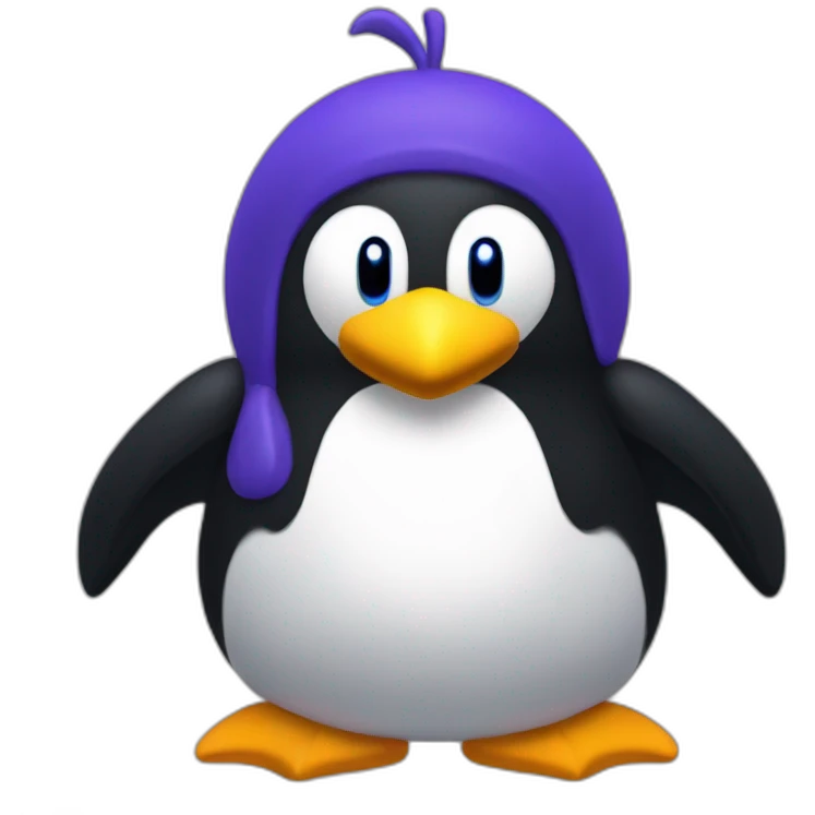 super mario 64 penguin emoji