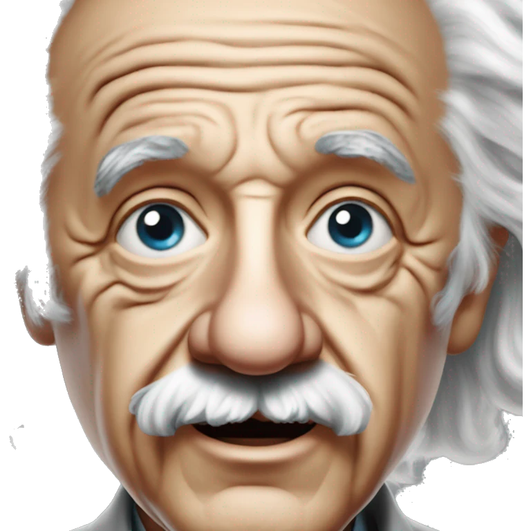 albert einstein stars eyes emoji
