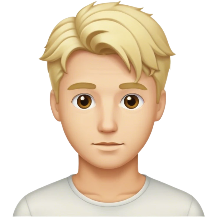 blonde male hairstyles emoji