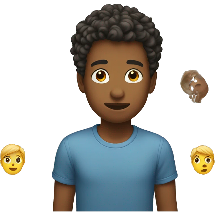 boy  indoors emoji