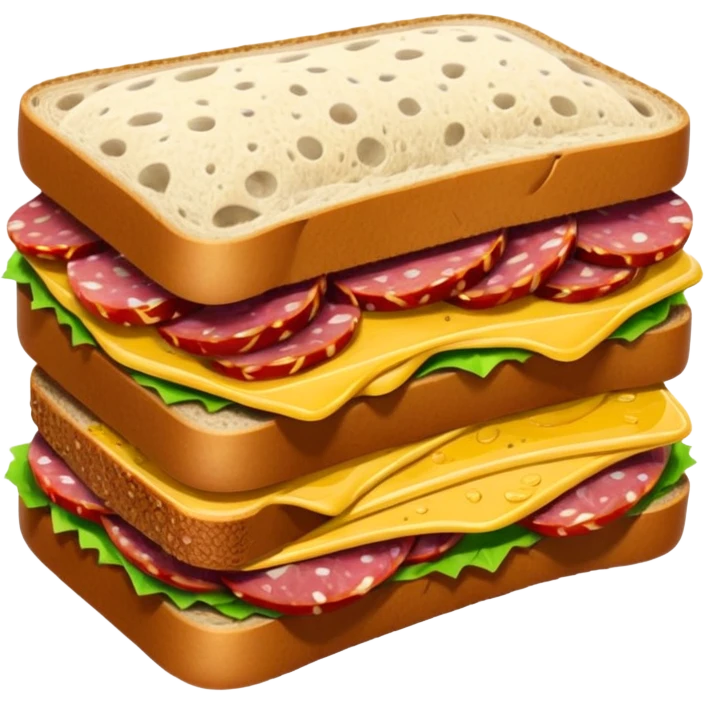 Salami sandwich emoji