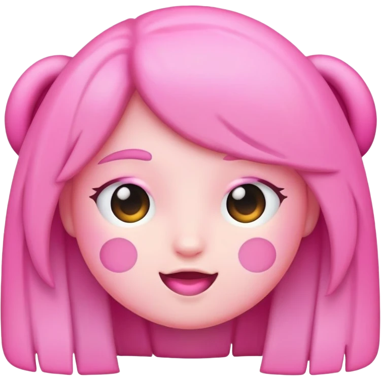 Pink emoji