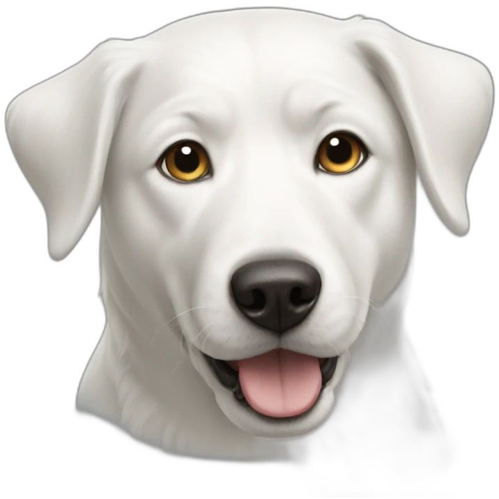 White Dog emoji