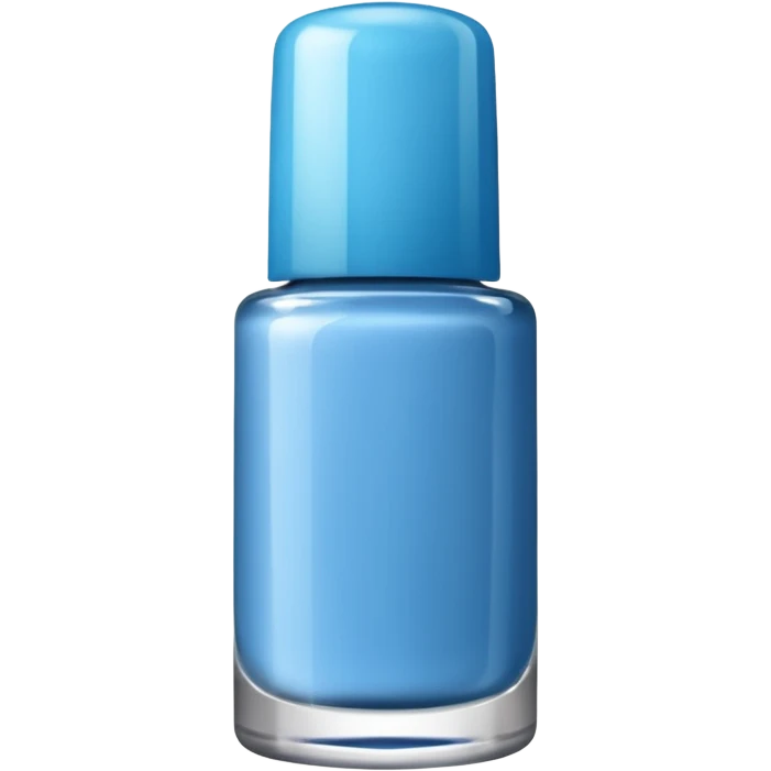 blue nail color bottle emoji