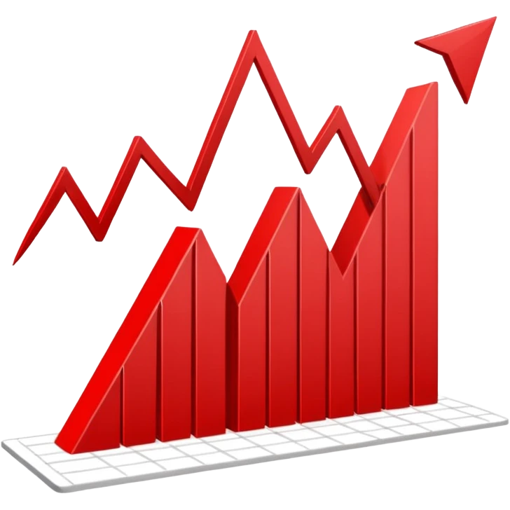 chart going down emoji