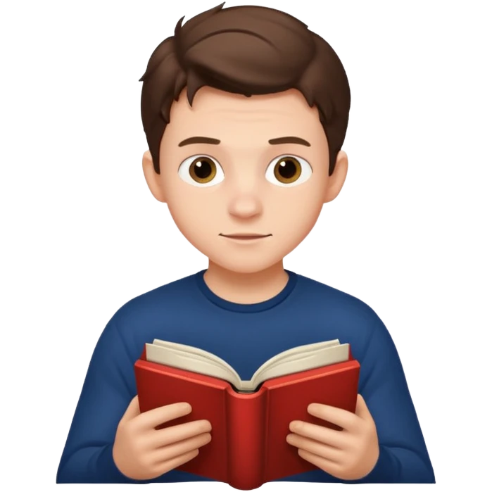 tom holland read book emoji