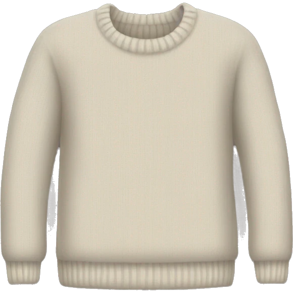 Cashmere sweater emoji