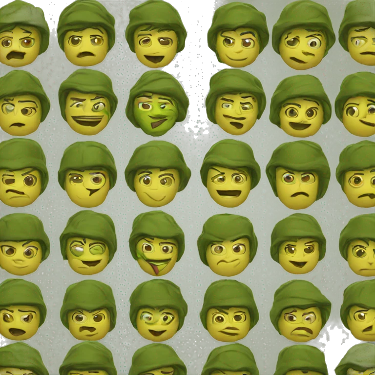 Army. Mr. Grinch emoji