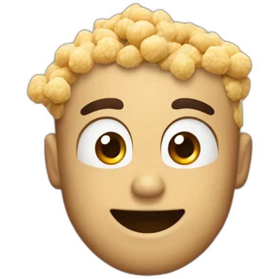 Prato com Arroz feijão e farofa emoji