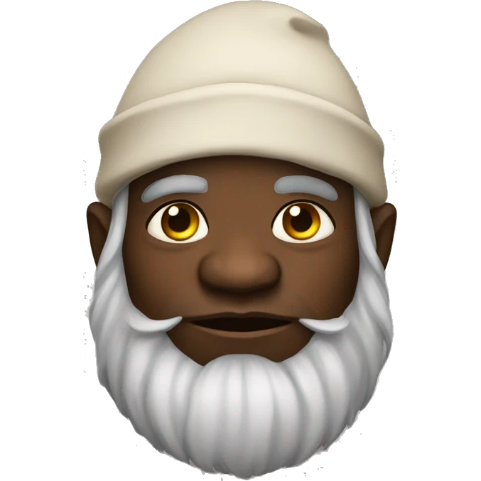 Black dwarf emoji