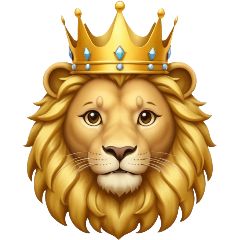 🦁 + 👑 emoji