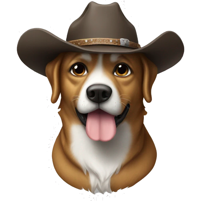 Dog dog dog dog cowboy emoji