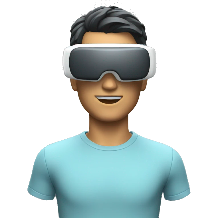 Person vr glass emoji