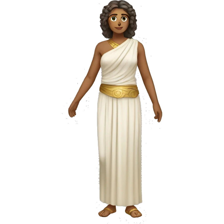 Ancient greece woman full body emoji