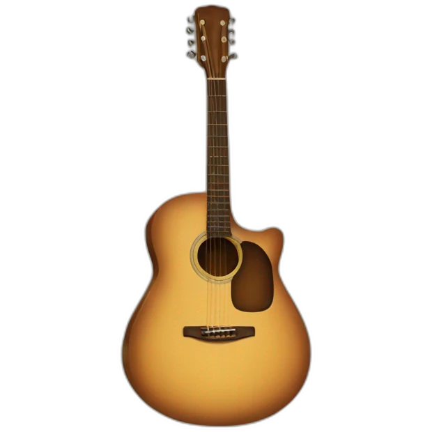 guitar acoustic emoji