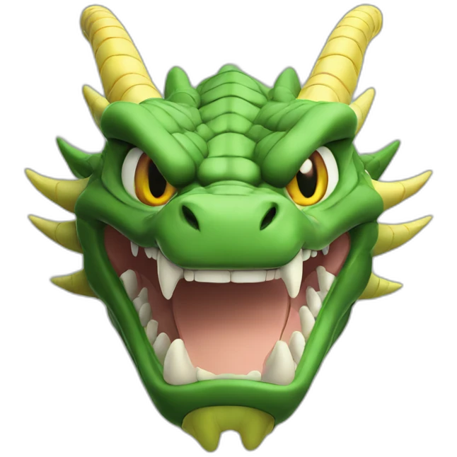 Smiling shenron emoji