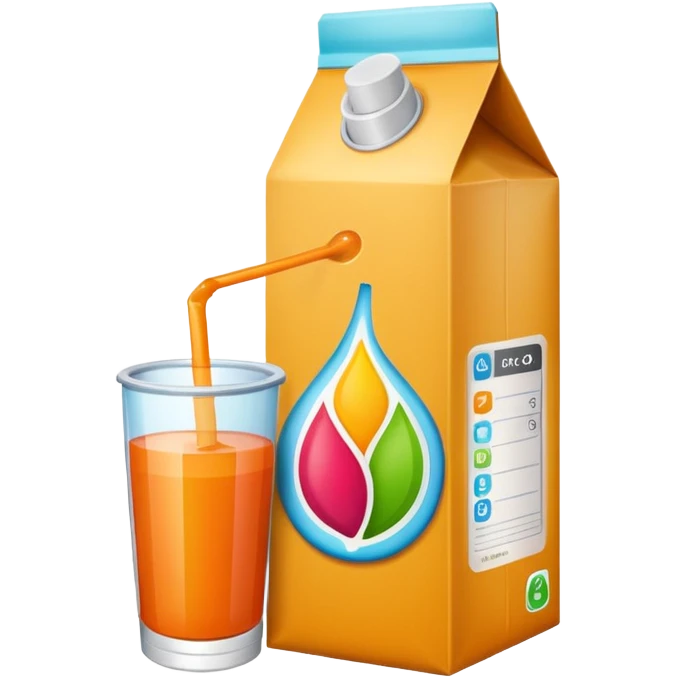 juice tetrapack emoji