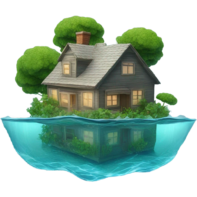Water house emoji