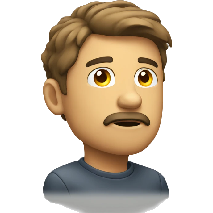 thinking man emoji