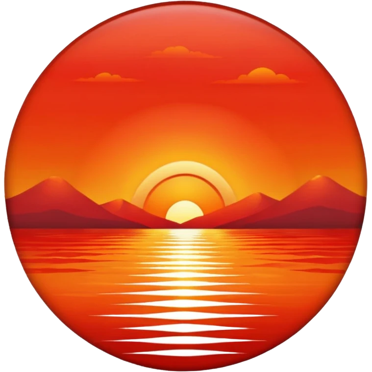 Sunset of the sea emoji
