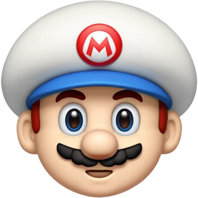 Ein Pudel im aussehen vom SuperMario Universum emoji