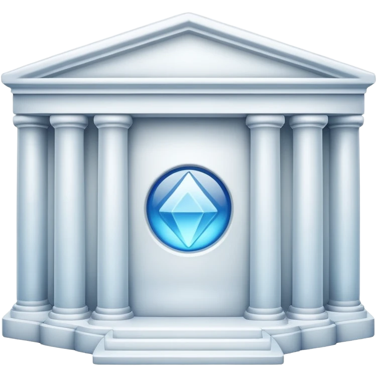 glitter white bank emoji