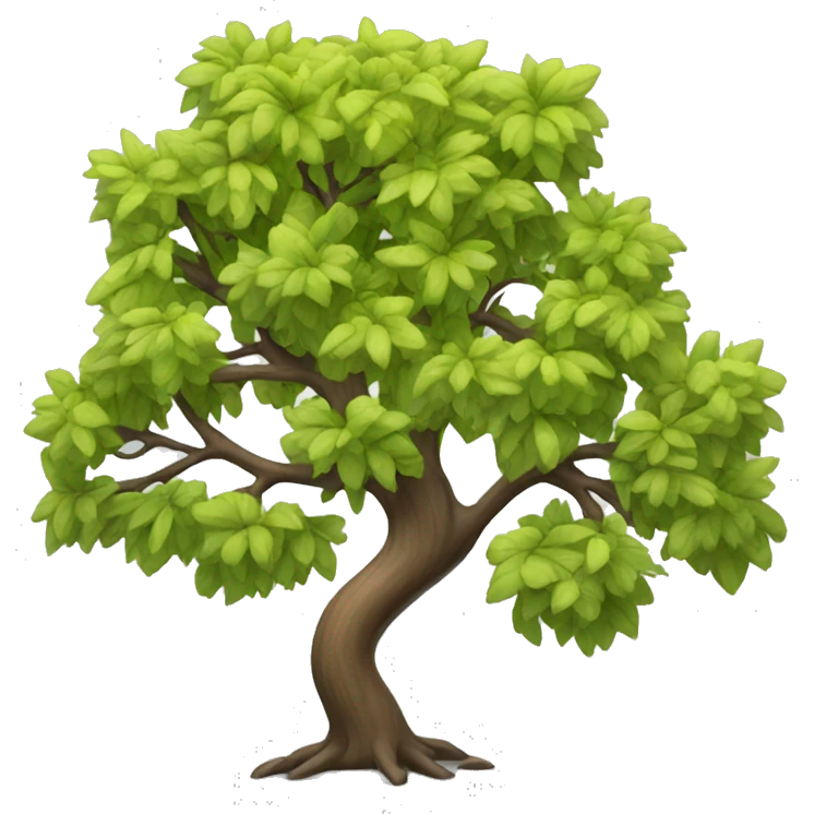 leafless tree emoji
