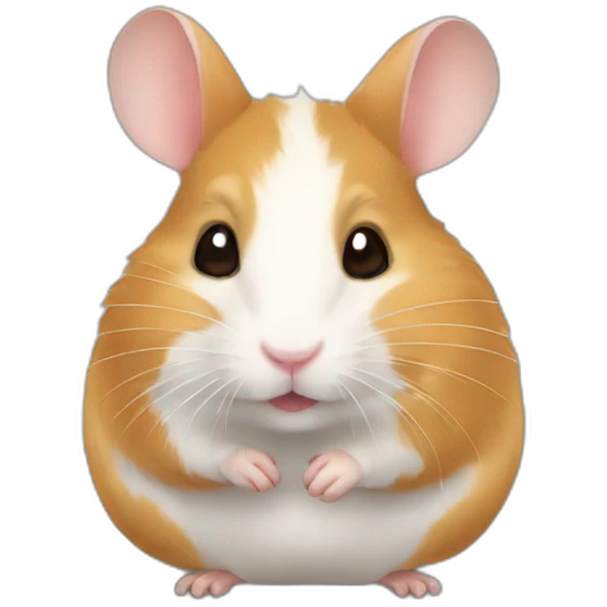 Hamster qui est sur un lapin emoji
