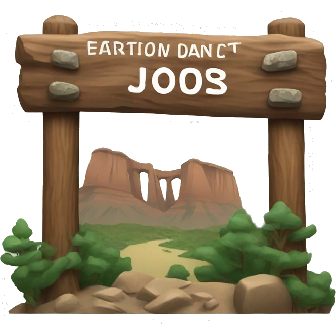 National park sign emoji