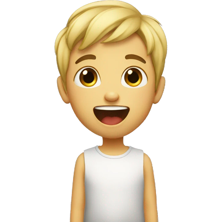 kid sing emoji