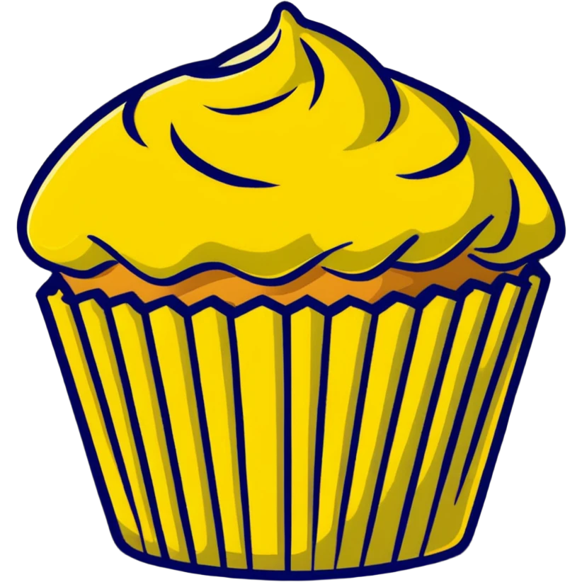 lemon muffin emoji