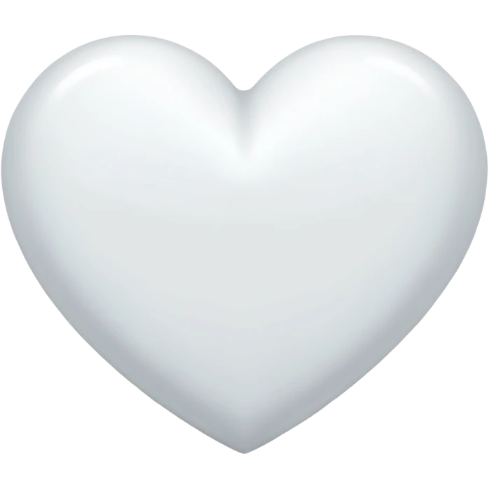 белое сердце

 emoji
