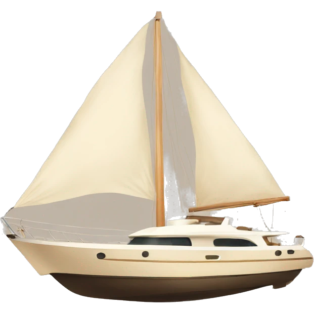 Beige aesthetic Yacht  emoji
