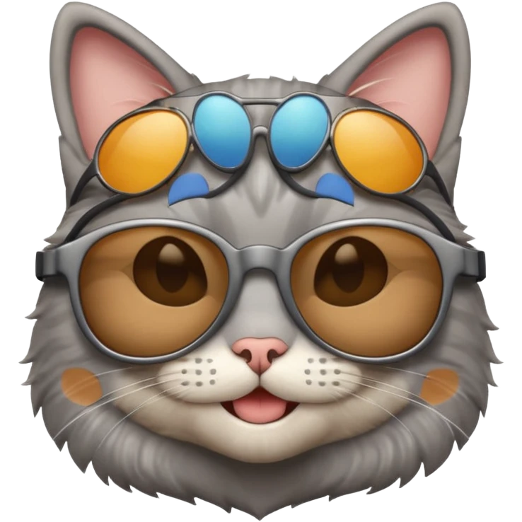 Cat wearing sunglasses emoji