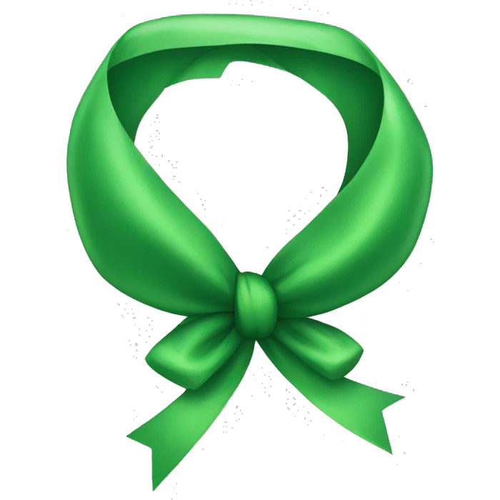green bow emoji