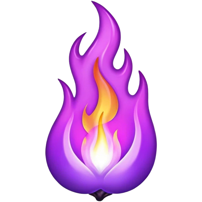 🔥💜 emoji
